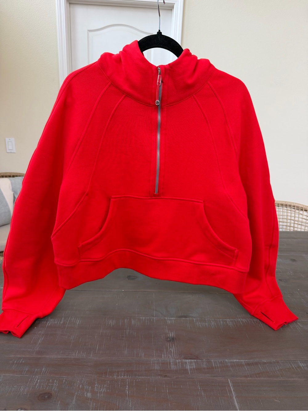 Lululemon Scuba half -zip hoodie!